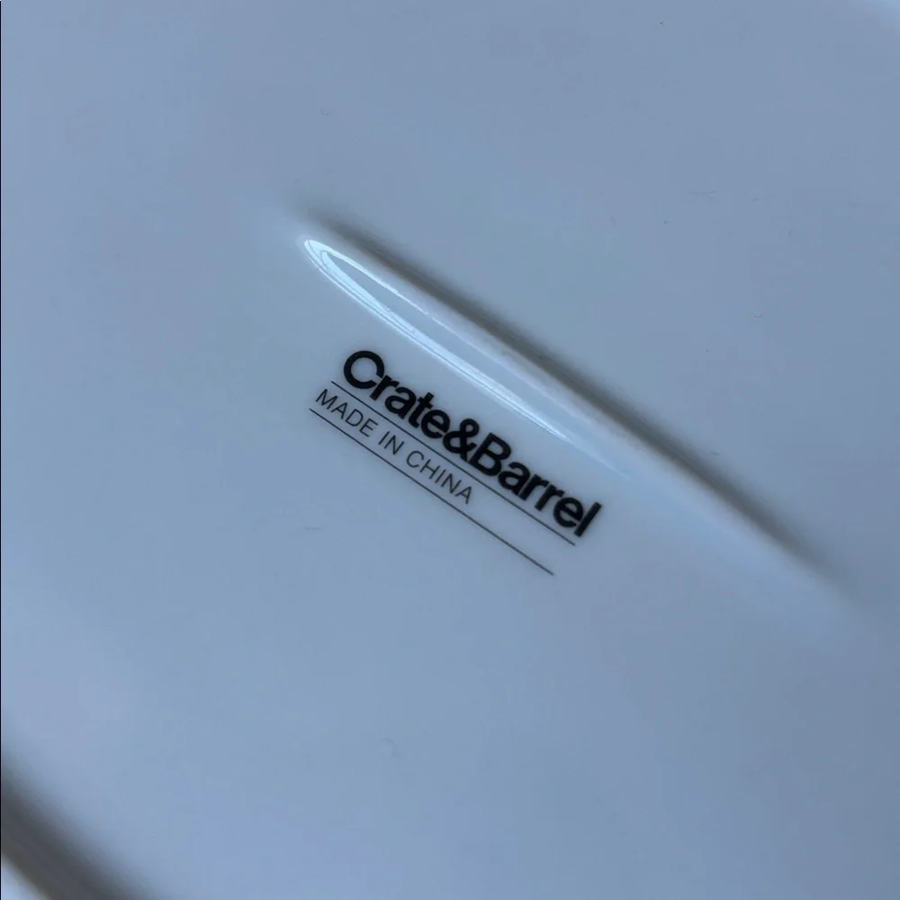 🐄Crate&Barrel Oval Cow Platter EUC Flavorful Rich Hearty Juicy Grassfed 11.75”
